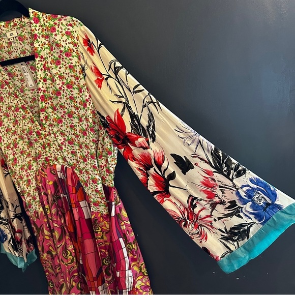 NWT River Island mixed floral print mini dress | size 12 - Picture 7 of 13